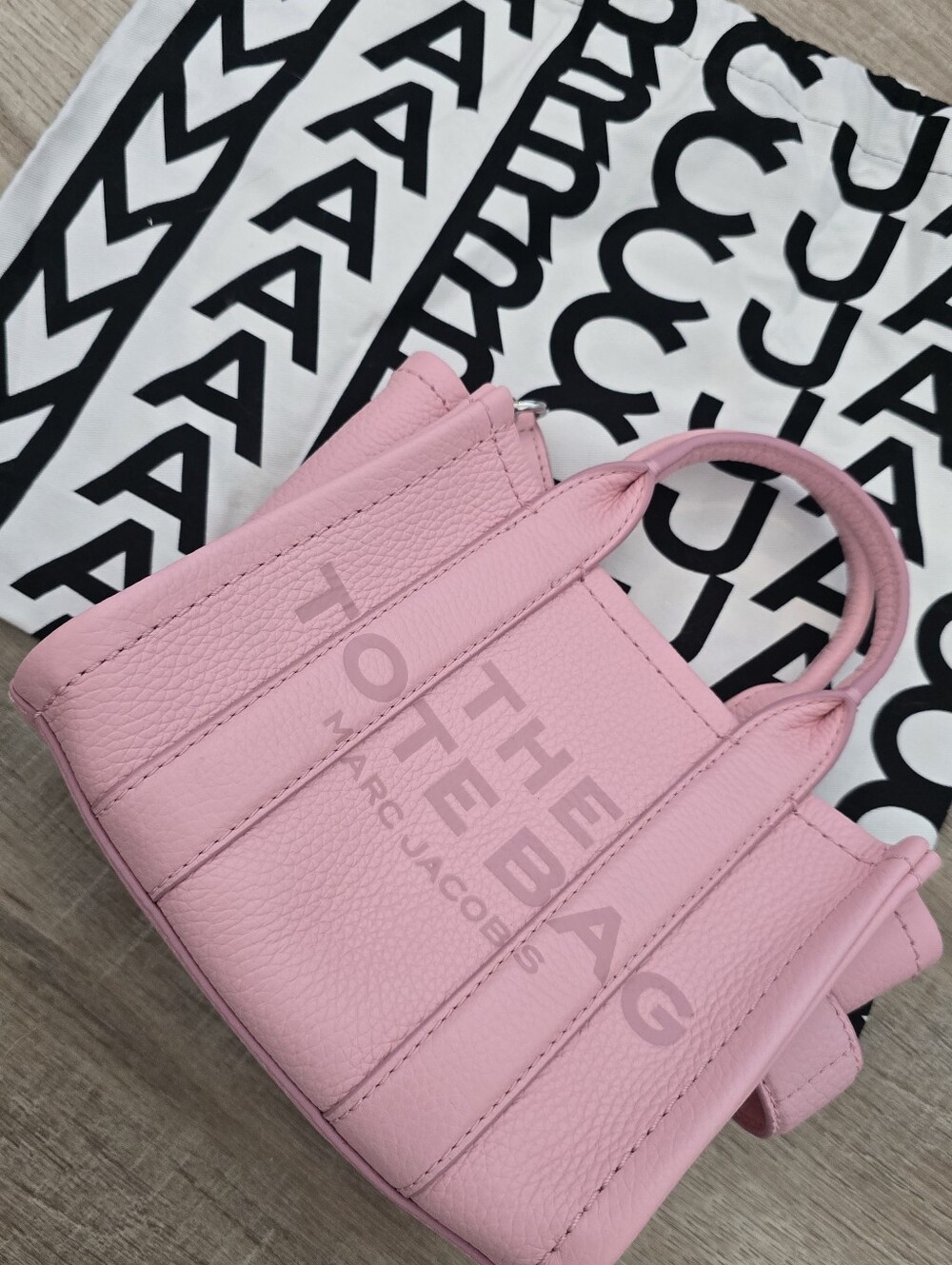 Marc Jacobs Mini Leather Tote Bag / Ribbon Pink